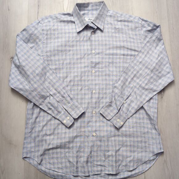 BRIONI for Neiman Marcus Shirt Mens Size On Tag Large (Measurements In Pictures) - Picture 1 of 4